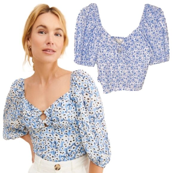 ❤️ 🆕 SIM & SAM Blouse Size M - Picture 1 of 8